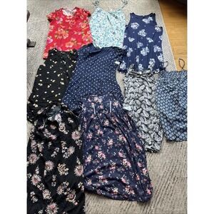 Women's Lot Of NWT NWOT Sun Dresses 2XL Floral Travel Comfortable Breezy